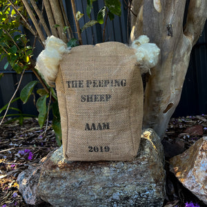 Handmade Wool Bale Door Stop