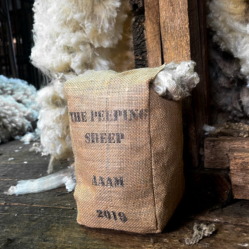 Handmade Wool Bale Door Stop